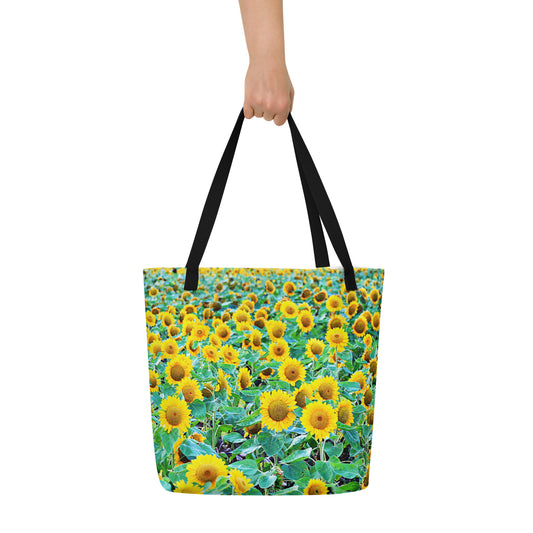 "Sunflower" Large Tote Bag