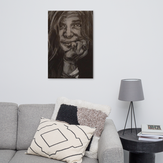 "Janis Joplin" Large 24x36" Canvas "DDuffy"