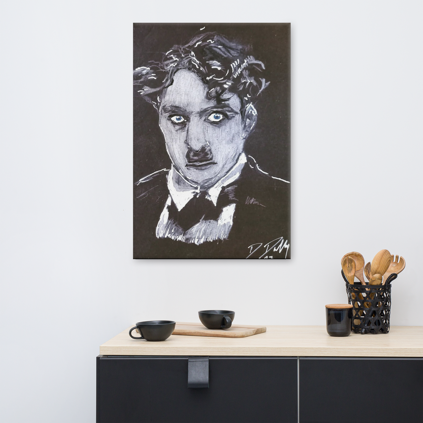 "Chaplin" DDuffy" 24"x36" Large Canvas