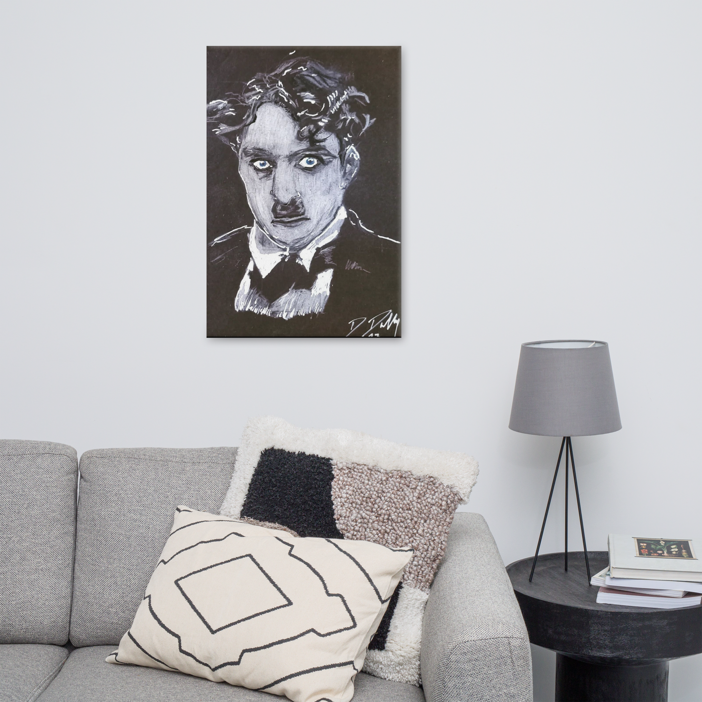 "Chaplin" DDuffy" 24"x36" Large Canvas