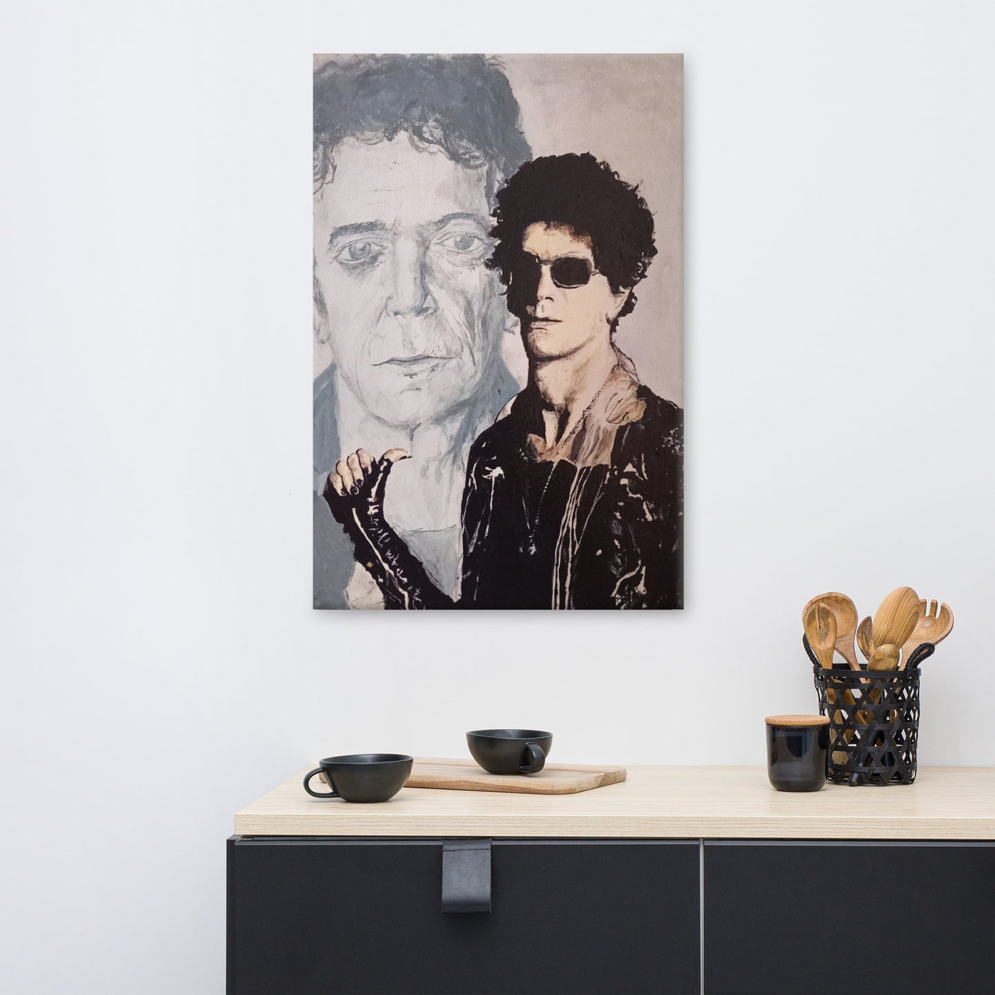 "Lou Reed" 24"x36" Large Canvas "DDuffy"