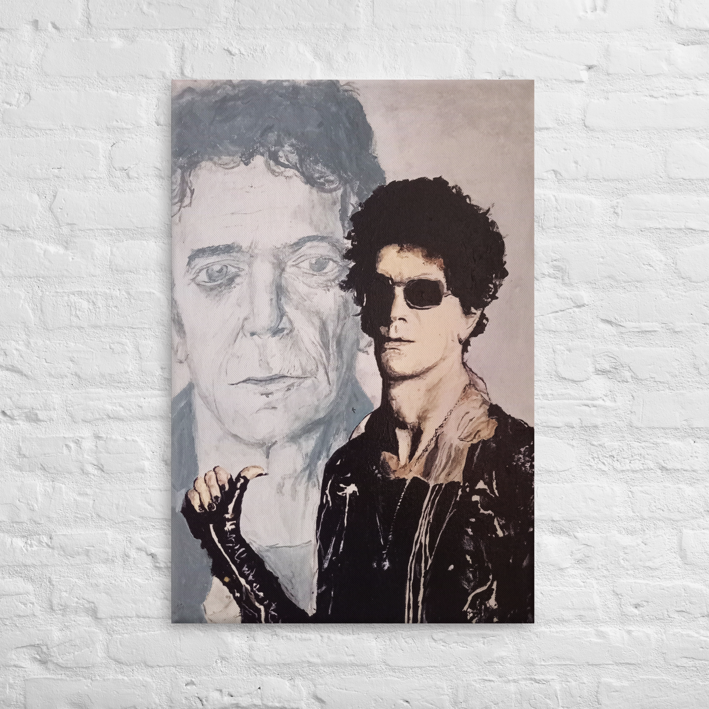 "Lou Reed" 24"x36" Large Canvas "DDuffy"