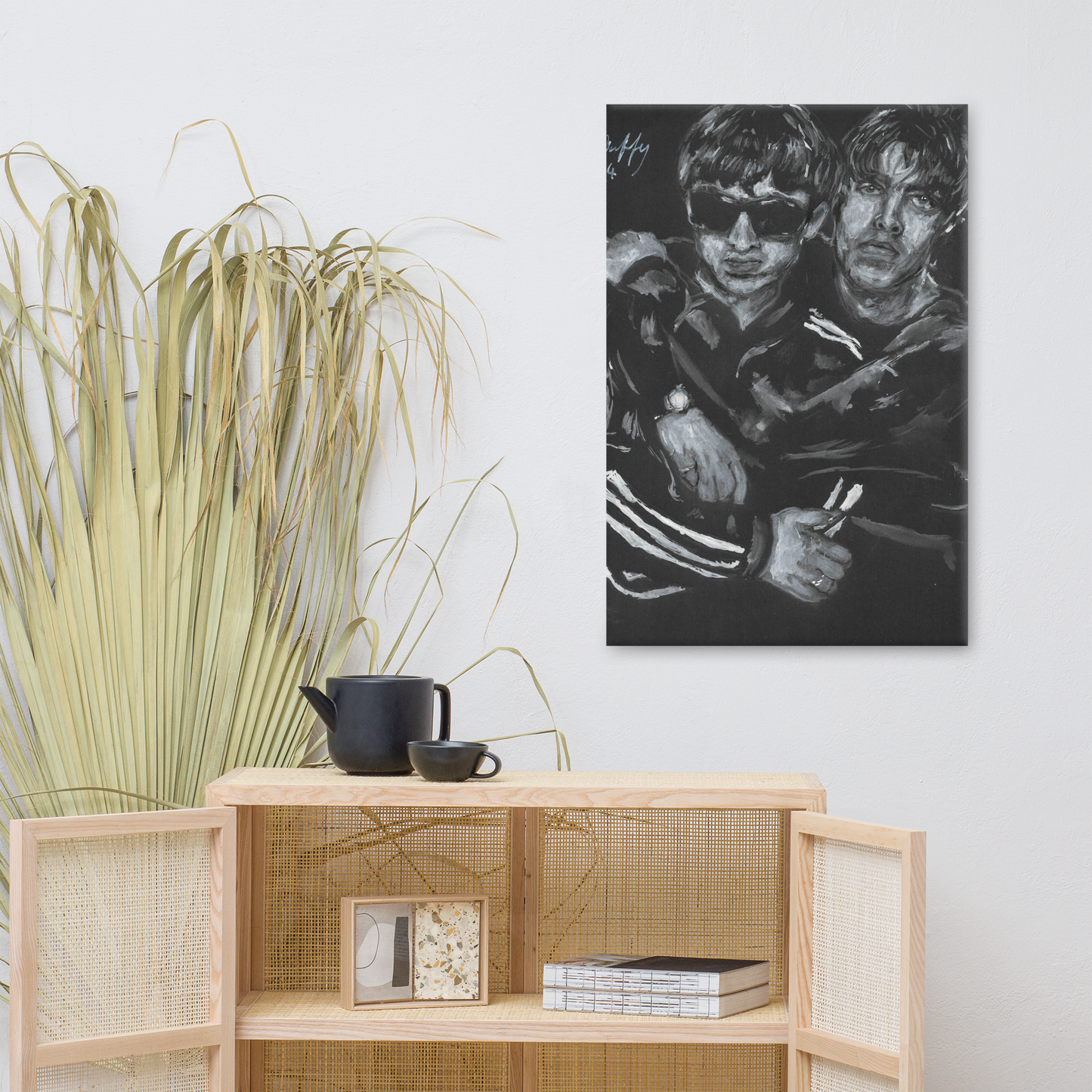 oasis    "Liam And Noel" Large  24" x 36" Canvas