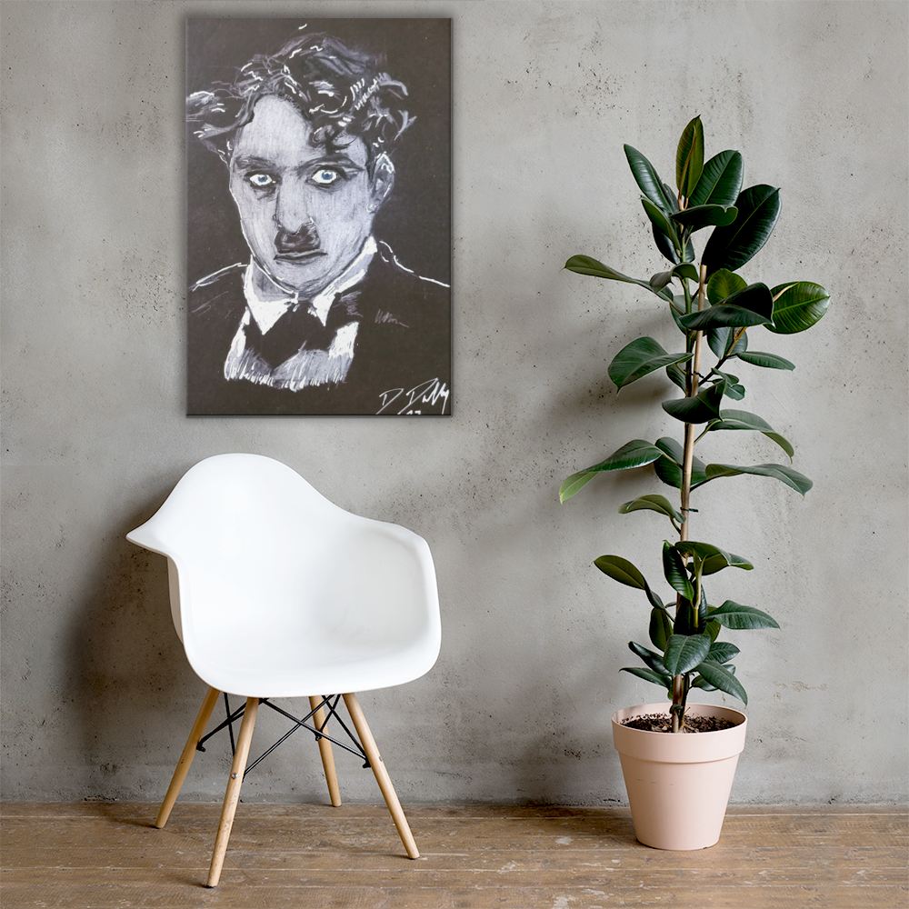 "Chaplin" DDuffy" 24"x36" Large Canvas