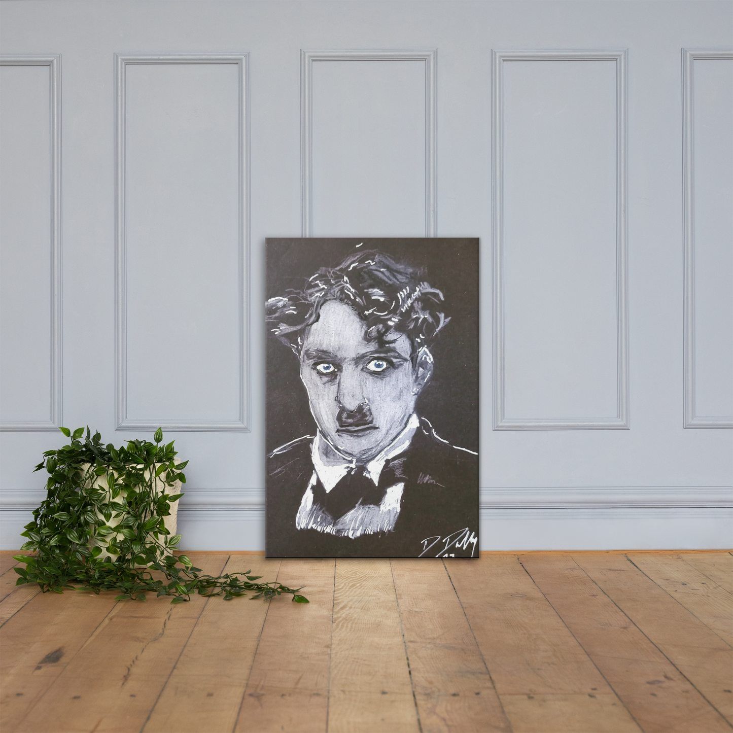 "Chaplin" DDuffy" 24"x36" Large Canvas