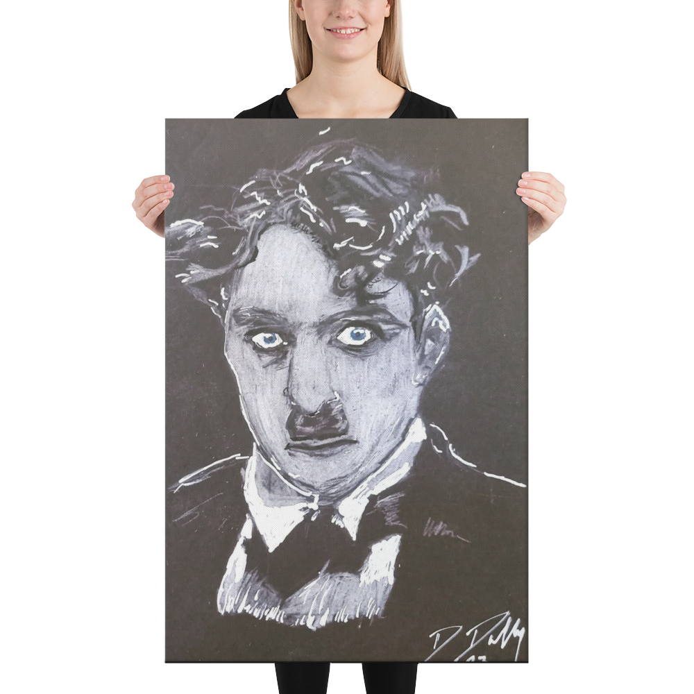 "Chaplin" DDuffy" 24"x36" Large Canvas