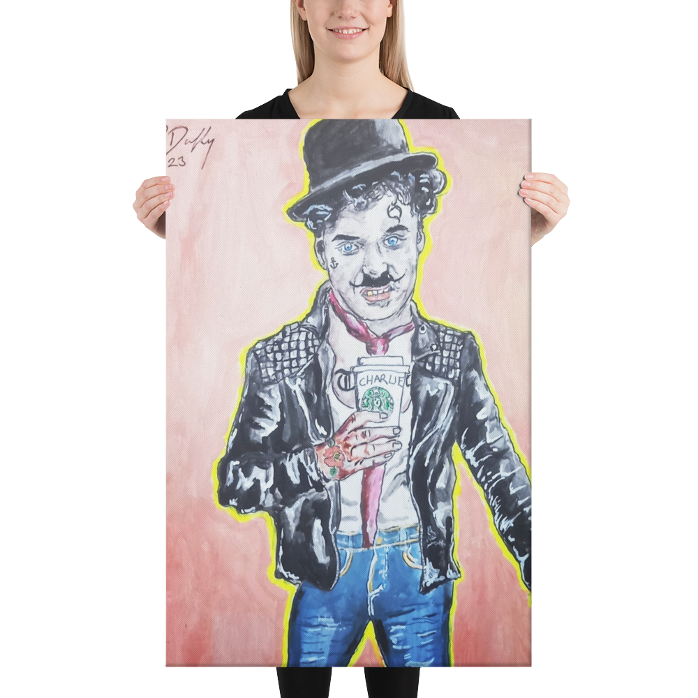 "Chaplin what If? 2023" 24x36" Large Canvas "DDuffy"