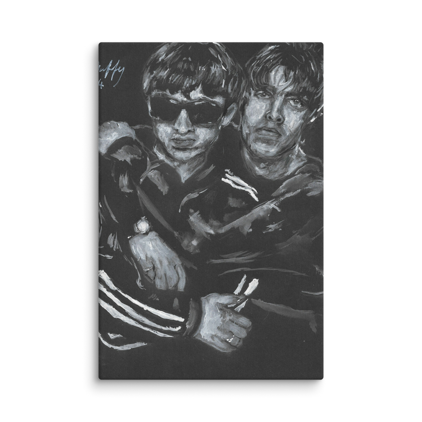 oasis    "Liam And Noel" Large  24" x 36" Canvas