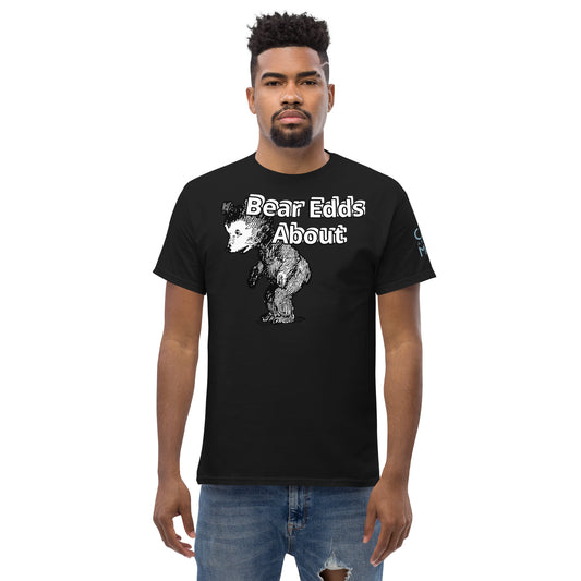 "CatsAndThatmate" "Bear Edds About" Men's classic tee